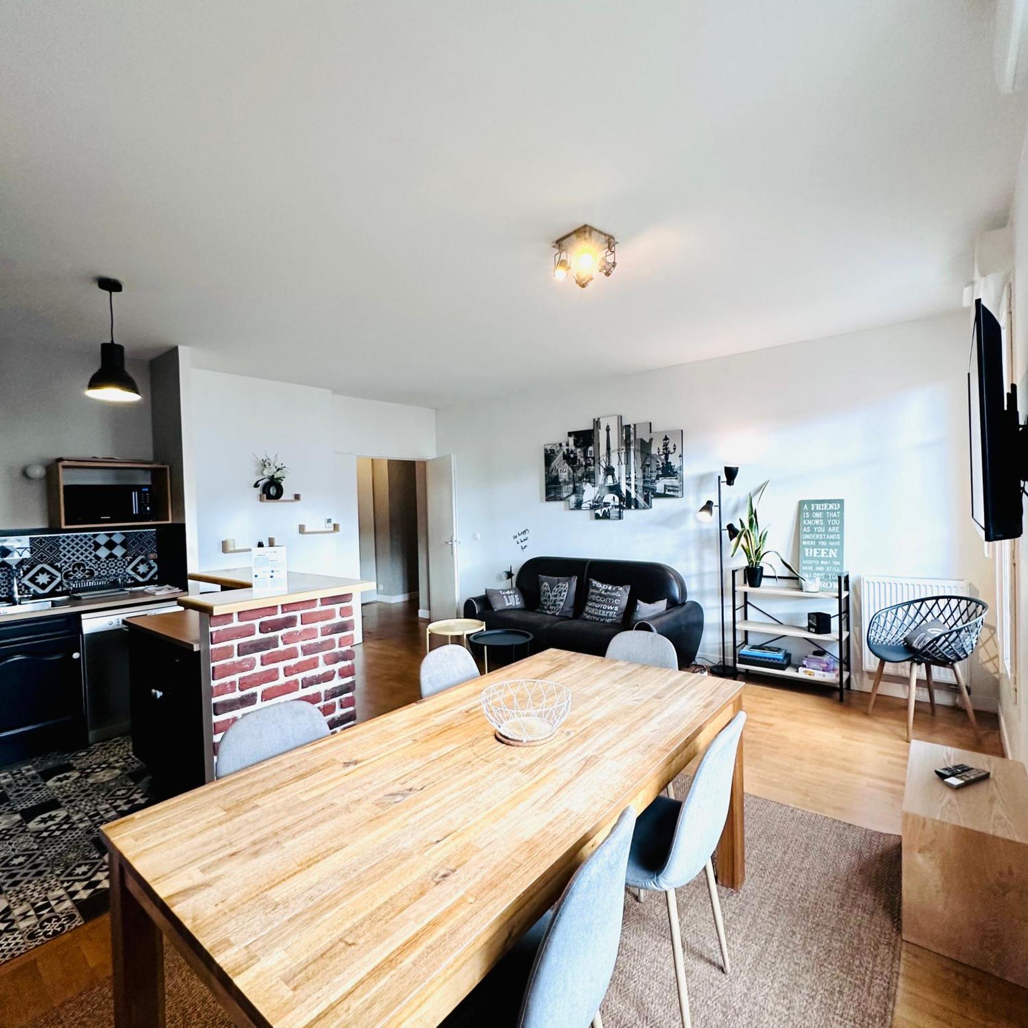 Cosy Apartment Carre Elysee Serris Exterior photo